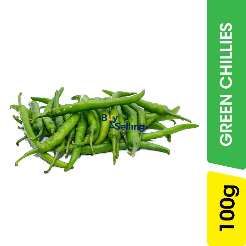 Green Chillies - 100.00g